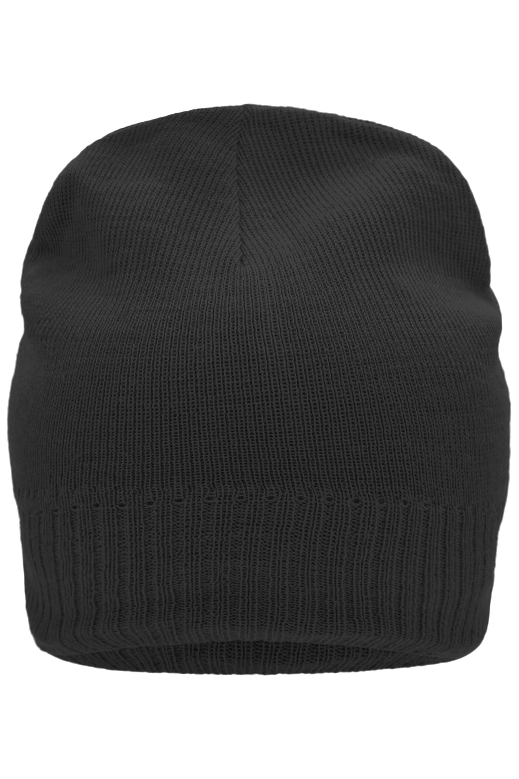 myrtle beach Knitted Beanie with Fleece Inset MB7925 - black