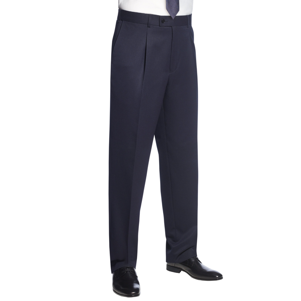 Brook Taverner Delta Classic Fit Trouser 8515 - Navy