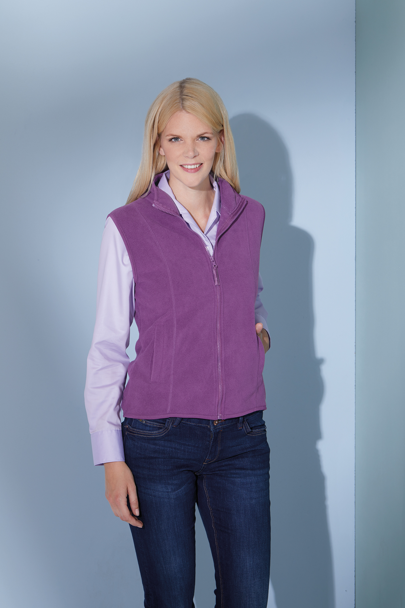 James & Nicholson Girly Microfleece Vest JN048