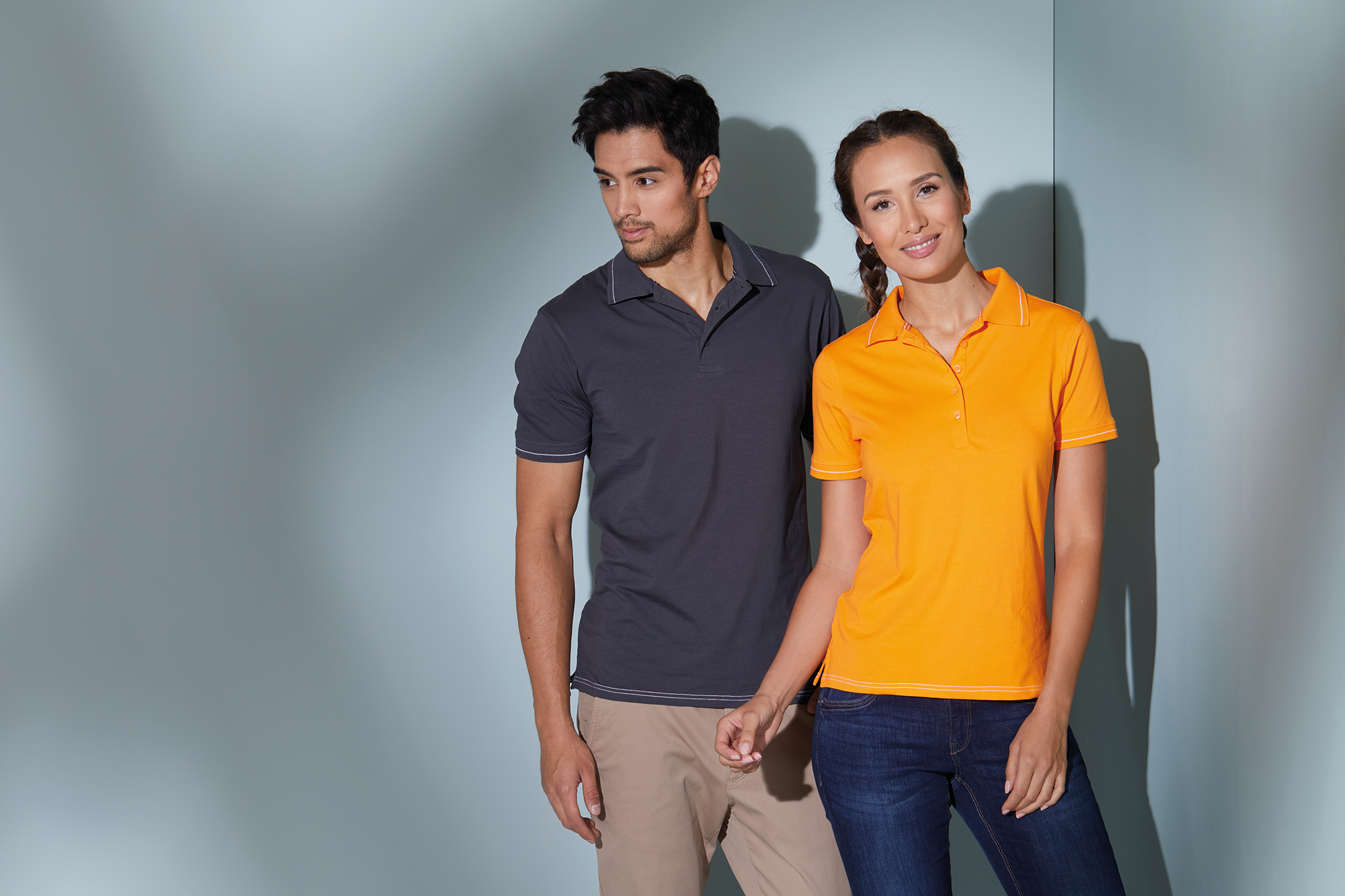 James & Nicholson Men's Elastic Polo JN569