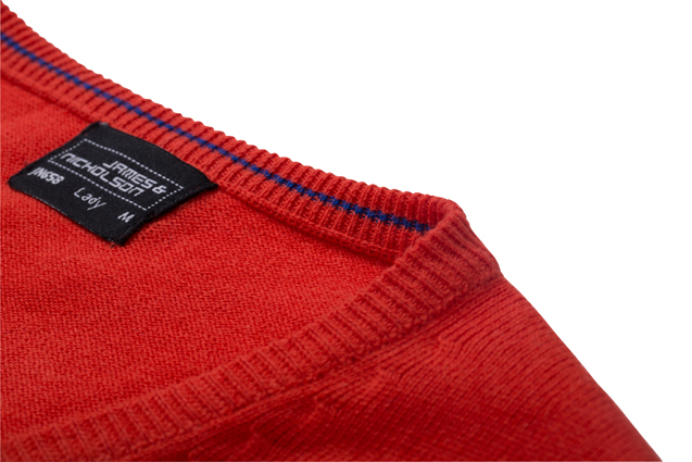 James & Nicholson Ladies' V-Neck Pullover JN658