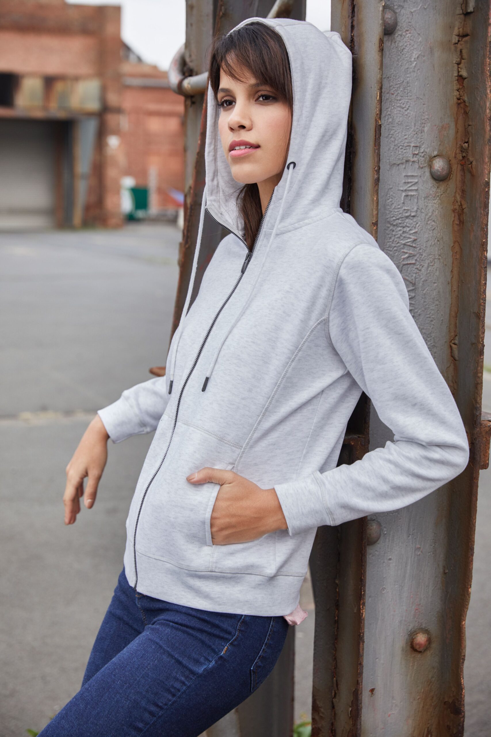 James & Nicholson Ladies' Hoody 8023