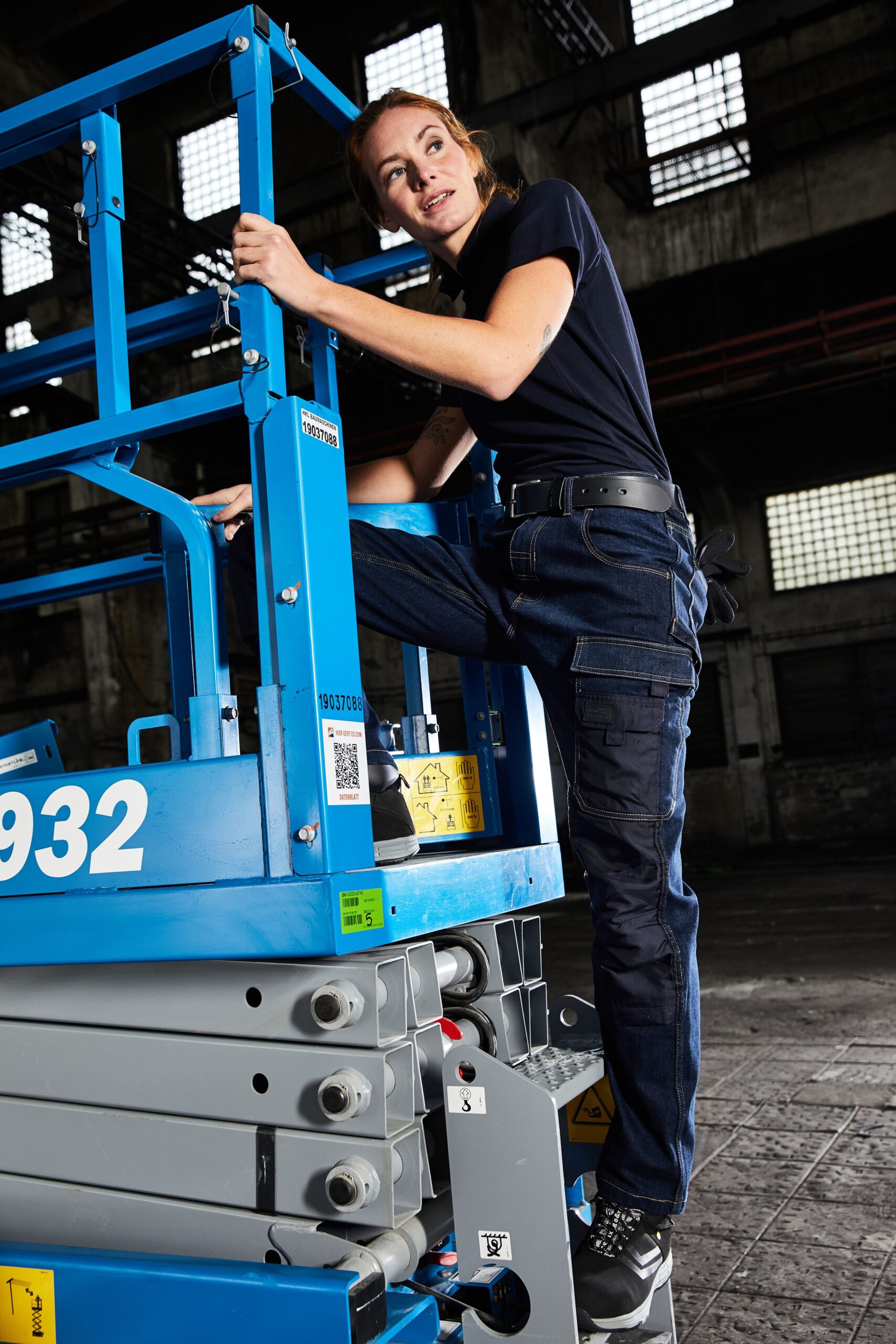 James & Nicholson Workwear Stretch-Jeans JN875