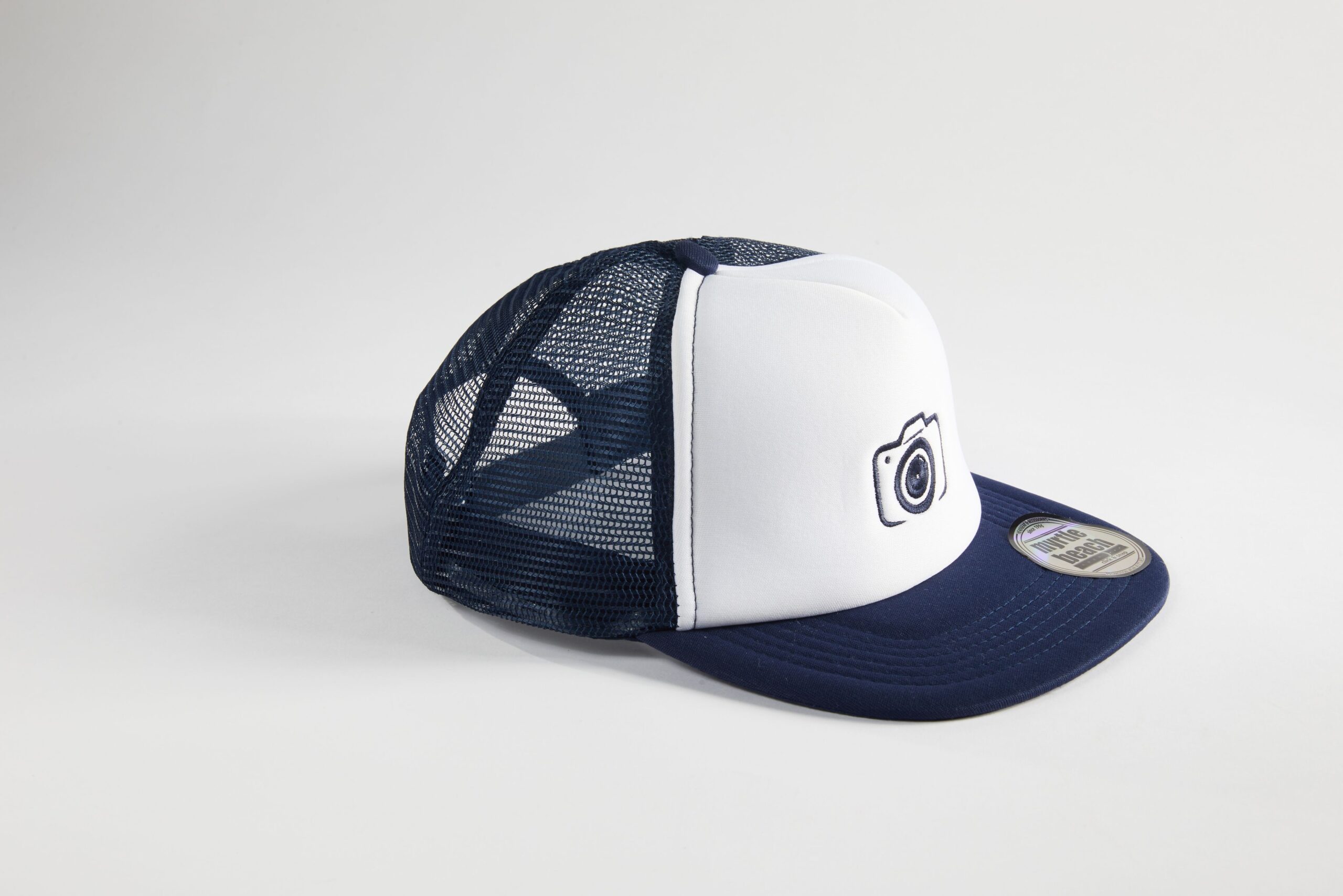 myrtle beach 5 Panel Flat Peak Cap MB6207
