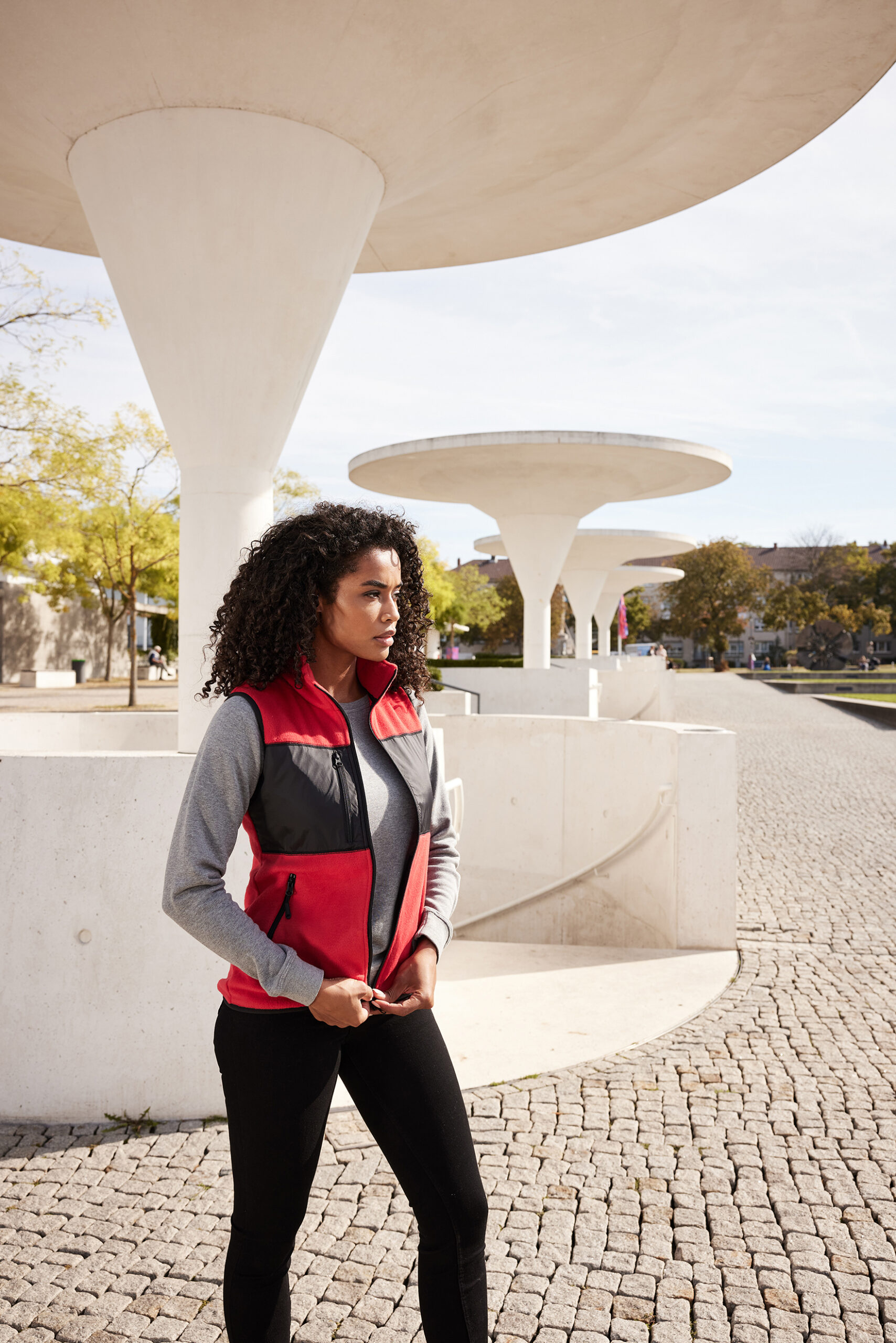 James & Nicholson Ladies' Fleece Vest JN1309