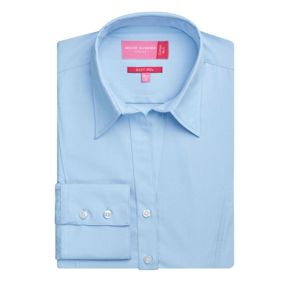 Brook Taverner Palena Ladies' L/S Blouse 2214 - Blue