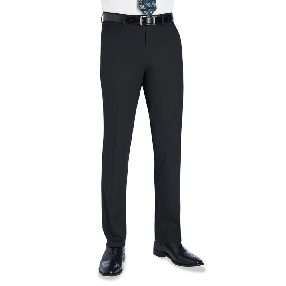 Brook Taverner Pegasus Slim Fit Trouser 8754 - Black