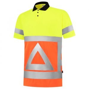 Tricorp Poloshirt Verkeersregelaar 203011 - Fluor Orange-Yellow