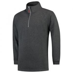 Tricorp Sweater Ritskraag 301010 - Antracite Melange