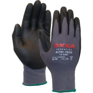 OXXAÂ® Nitri-Tech 14-690 handschoen - zwart/grijs