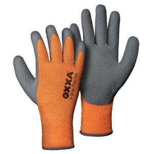 OXXAÂ® X-Grip-Thermo 51-850 handschoen - grijs/oranje