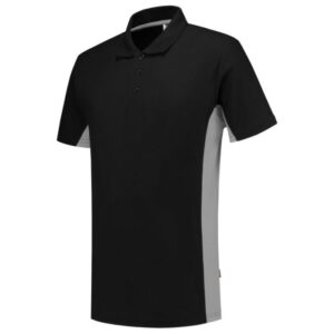 Tricorp Poloshirt Bicolor 202004 - Black-Grey