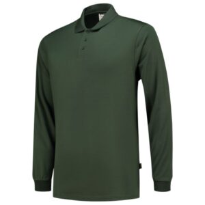 Tricorp Poloshirt UV Block Cooldry Lange Mouw 202005 - Bottlegreen