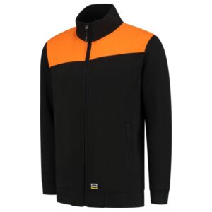 Tricorp Sweatvest Bicolor Naden 302014 - Black-Orange