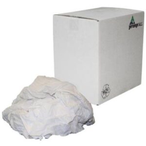 Witte tricot poetslappen HK Ã  5 kg - wit