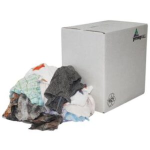 Bonte poetslappen flanel Ã  5 kg - standaard