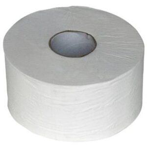 2-laags Jumbo Mini toiletrol - wit