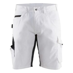 Blåkläder Schildersshorts met stretch 10941330 - Wit/Donkergrijs