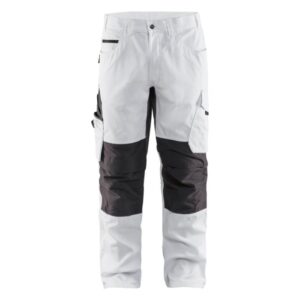 Blåkläder Schilderswerkbroek met stretch 10951330 - Wit/Donkergrijs