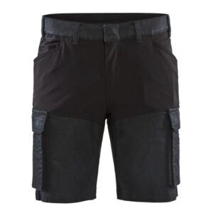 Blåkläder Service short met stretch 14371147 - Marineblauw/Zwart