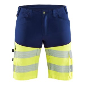 Blåkläder Short met stretch High Vis 15411811 - Marine/High Vis Geel