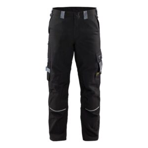 Blåkläder Vlamvertragende werkbroek 15611516 - Zwart/Grijs