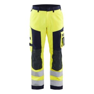Blåkläder Multinorm werkbroek 15781514 - High Vis Geel/Marineblauw