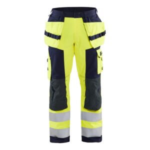 Blåkläder Multinorm werkbroek 15791514 - High Vis Geel/Marineblauw