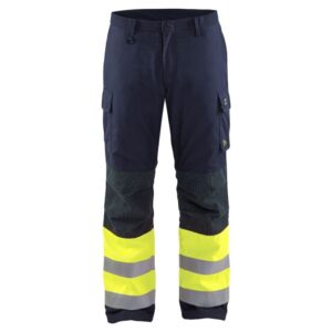 Blåkläder Multinorm Winterwerkbroek 18691514 - Marine/High Vis Geel