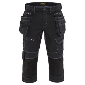 Blåkläder Piraatbroek denim stretch X1900 19911141 - Zwart