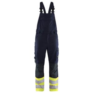 Blåkläder Bretelbroek Multinorm Inherent Klasse 1 28881512 - Marine/High Vis Geel