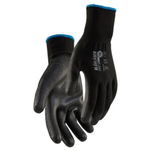 Blåkläder PU-gedipte handschoen 12-pack 29011453 - Zwart
