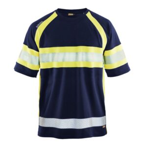 Blåkläder UV-T-shirt High Vis 33371051 - Marine/High Vis Geel