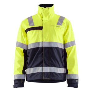 Blåkläder Multinorm Winterjas 40691514 - High Vis Geel/Marineblauw