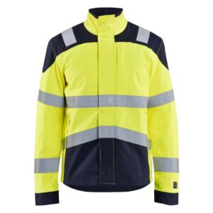 Blåkläder Multinorm jack Inherent 40891512 - High Vis Geel/Marineblauw
