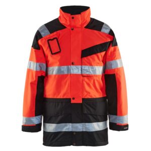 Blåkläder Parka High Vis met uitneembare voering 44261997 - High Vis Rood/Zwart