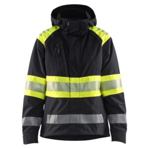 Blåkläder Dames Shelljack High Vis 44301977 - Zwart/High Vis Geel
