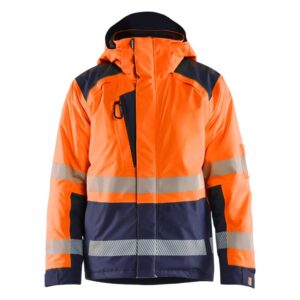 Blåkläder Winterjas High Vis 44551987 - High Vis Oranje/Marineblauw