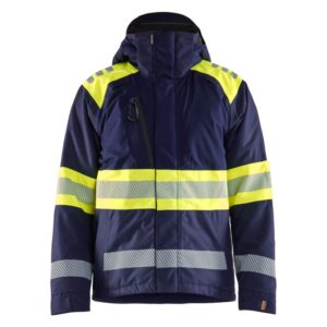 Blåkläder Winterjas High Vis 44801977 - Marine/High Vis Geel