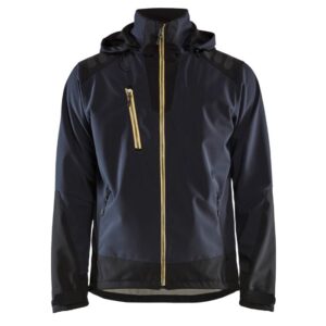 Blåkläder Softshell jack 47492513 - Donkerblauw/Geel