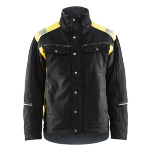 Blåkläder Winterjas Visible 49151370 - Zwart/High Vis Geel