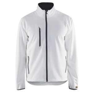 Blåkläder Light Softshell Jack 49522518 - Wit/Grijs