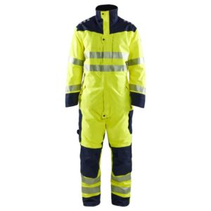 Blåkläder Multinorm Winteroverall 63171534 - High Vis Geel/Marineblauw