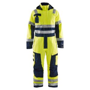 Blåkläder Multinorm Winteroverall 63681530 - High Vis Geel/Marineblauw