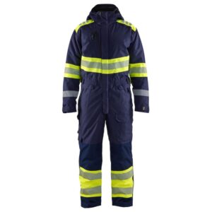Blåkläder Winter Overall High Vis 67201977 - Marine/High Vis Geel