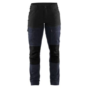 Blåkläder Servicewerkbroek met stretch voor dames 71661845 - Donker marineblauw/Zwart
