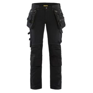 Blåkläder Dames 4-weg stretch werkbroek 71981644 - Zwart