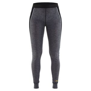 Blåkläder Dames lange onderbroek, 100% Merino WARM 72011732 - Medium Grijs/Zwart