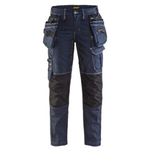 Blåkläder Dames werkbroek X1900 Stretch 79901141 - Marineblauw/Zwart