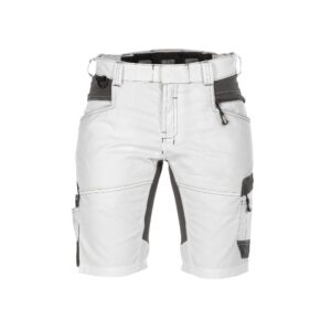 DASSY® Axis Painters Women Schildersshort met stretch voor dames 250092 - WIT/ANTRACIETGRIJS